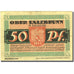 Banconote, Germania, Salzbrunn, 50 Pfennig, Blason, 1921, BB, Mehl:1000.1