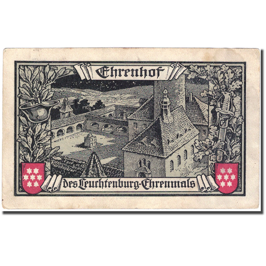 Banconote, Germania, Kahla, 75 Pfennig, château 2, 1921 BB Mehl:668.6b