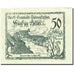Banconote, Austria, Pabneukirchen, 50 Heller, village, 1920 SPL- Mehl:FS 719d