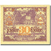 Nota Áustria Oberschlierbach 30 Heller village 2, 1920 yellow SPL Mehl:FS694d