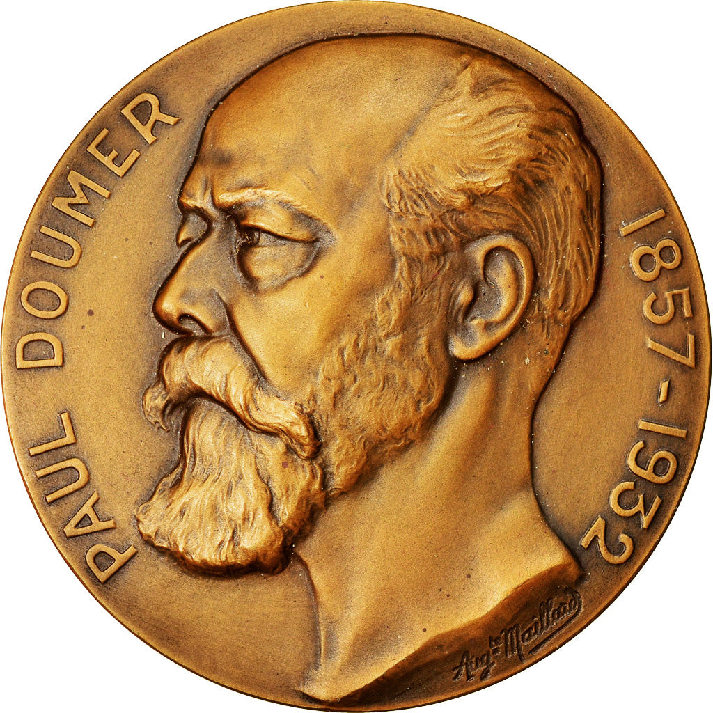 Frankrijk, Medaille, Le Président Paul Doumer, Shipping, 1935, Aug.Maillard