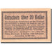 Banconote, Austria, Neukirchen, 20 Heller, château, 1920, SPL, Mehl:FS 659a