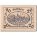 Billet, Autriche, Puchberg, 20 Heller, Eglise 1921-12-31, SUP Mehl:FS 785a