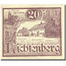 Banconote, Austria, Lichtenberg, 20 Heller, ferme 1920-12-31, SPL Mehl:FS 518a
