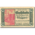 Banconote, Austria, Pöchlarn, 50 Heller, château, 1920 SPL Mehl:FS 755III