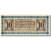 Banconote, Germania, Sacharin, 10 Pfennig, valeur faciale, SPL