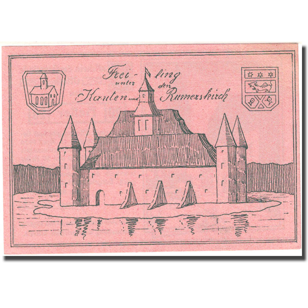 Banconote, Austria, Oftering, 20 Heller, Eglise 1920-04-18, SPL Mehl:FS 706c