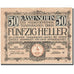 Banconote, Austria, Traiskirchen, 50 Heller, Eglise, 1921 SPL Mehl:FS1077a
