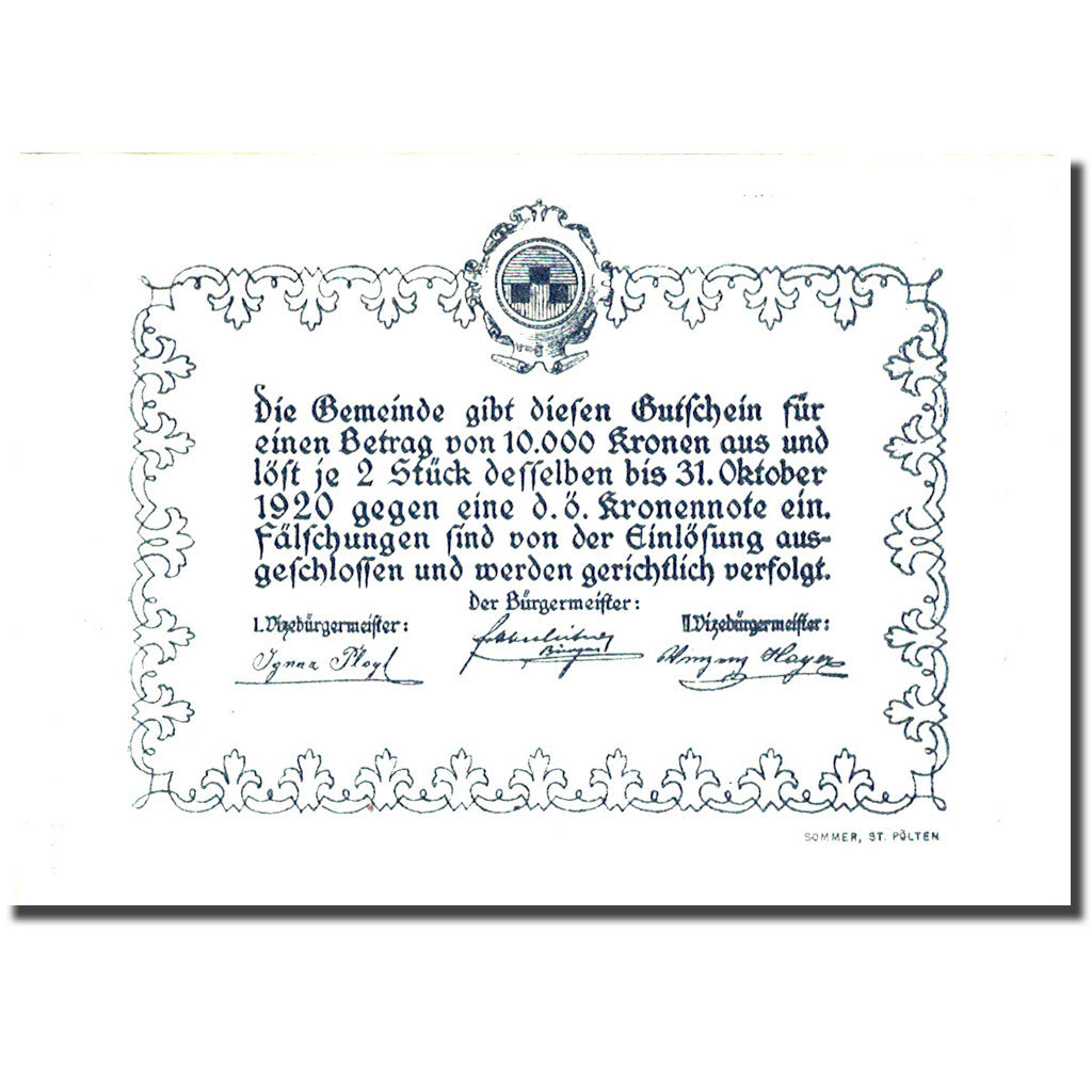Geldschein, Österreich, Grafendorf, 50 Heller, château 1920 VZ  Mehl:FS 682a