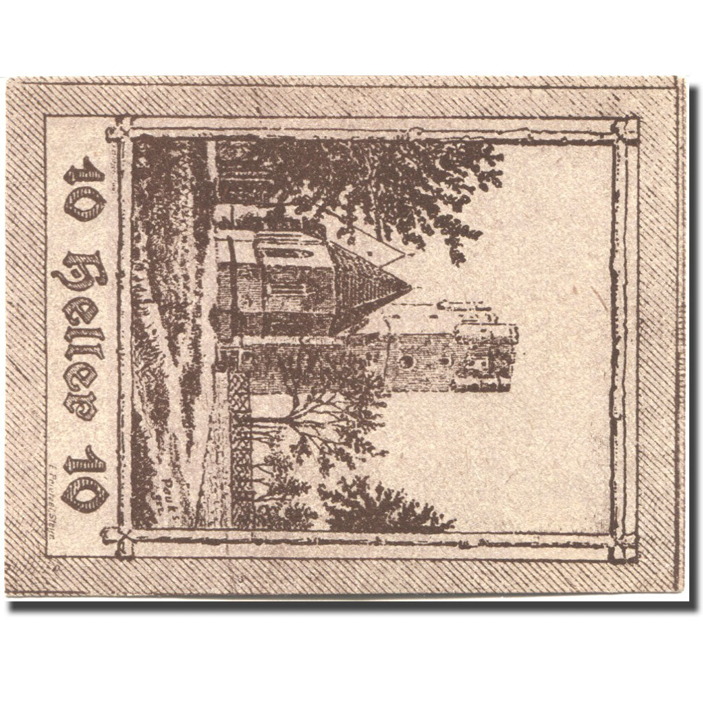 Banconote, Austria, Arbing, 10 Heller, Blason 1920-12-31, SPL Mehl:FS 49a