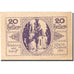 Billet, Autriche, Aschach a/d Steyr, 20 Heller, Eglise, 1920 SUP Mehl:FS 54d