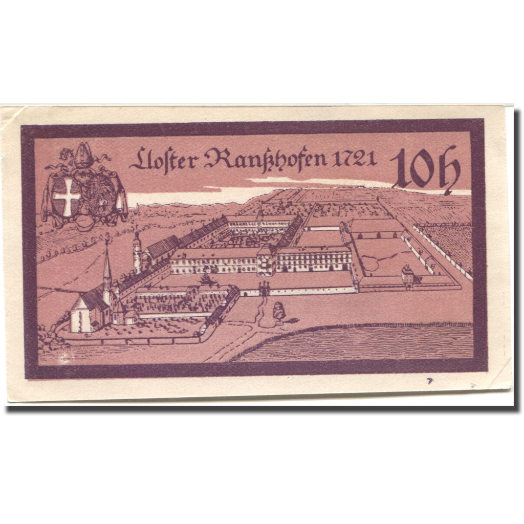 Banconote, Austria, Ranshofen, 10 Heller, château 1920-11-30, SPL- Mehl:FS 819Bb