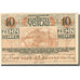 Billet, Autriche, Vöslau, 10 Heller, château 1920-12-31, SPL Mehl:FS 1121IIa