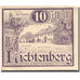 Banconote, Austria, Lichtenberg, 10 Heller, ferme, 1920 SPL Mehl:FS 518b1