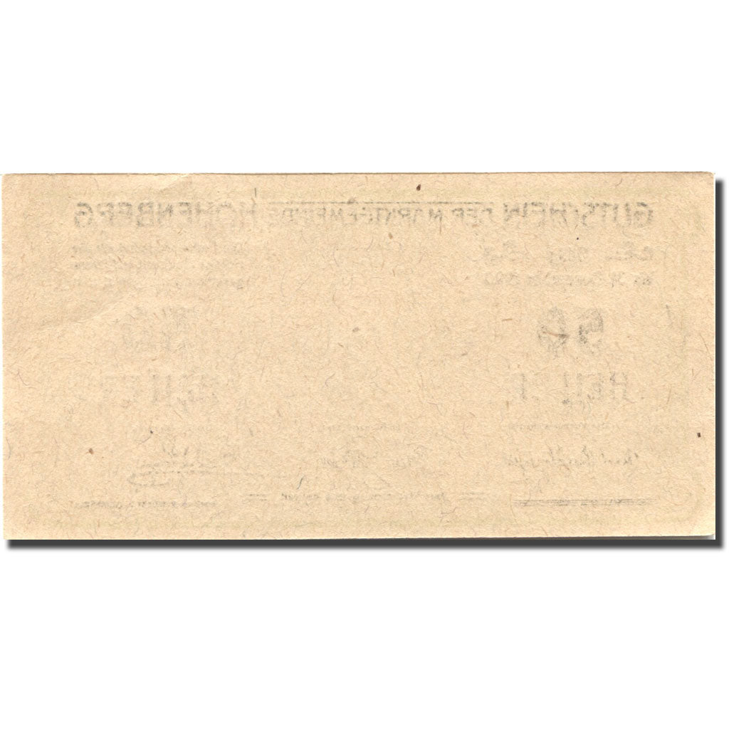 Geldschein, Österreich, Hohenberg, 50 Heller, Blason, 1920 UNZ- Mehl:FS 388IIa