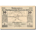 Banconote, Austria, Furth, 20 Heller, village 1920-09-30, SPL, Mehl:FS 214b
