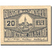 Billet, Autriche, Zell B. Zellhof, 20 Heller, Eglise, 1920 SPL Mehl:FS 1274a