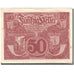 Billet, Autriche, Linz, 50 Heller, village, 1920, SUP rouge Mehl:FS 443
