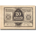Banconote, Austria, Aldwang, 20 Heller, village 1920-12-31, SPL Mehl:FS 5a