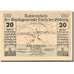 Banconote, Austria, Furth, 20 Heller, château 1920-05-20, SPL Mehl:FS 214aB