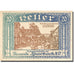Billet, Autriche, Sparbach N'.O, 20 Heller, village 1, SPL, Mehl:FS 1006e