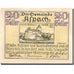 Banconote, Austria, Aspach, 20 Heller, château 1920-08-31, SPL Mehl:FS 57e