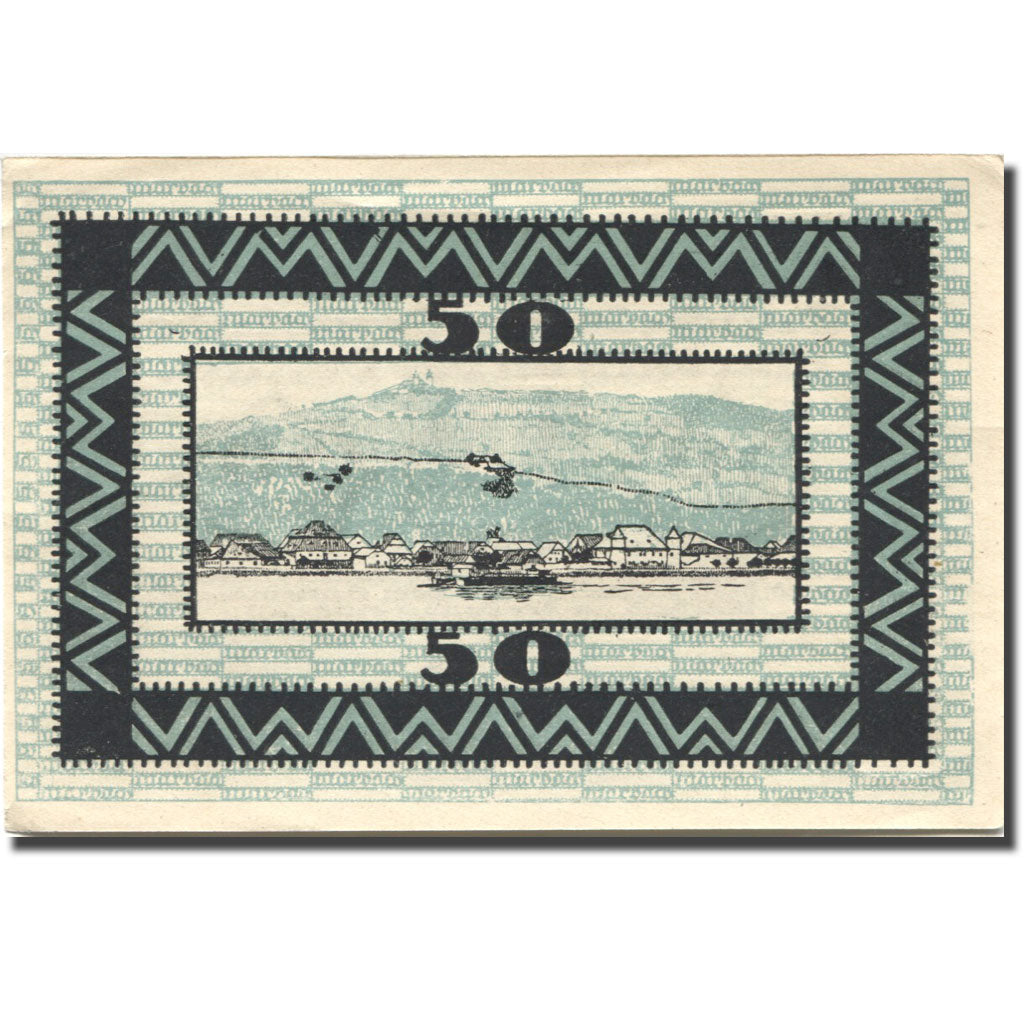 Banconote, Austria, Marbach an der Donau, 50 Heller, Blason, SPL, Mehl:FS 579II