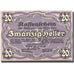 Billete, Austria, Vienne, 20 Heller, valeur faciale, 1920 SC Mehl:FS 1183IIc