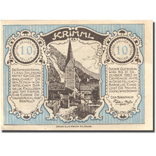 Billet, Autriche, Krimml, 10 Heller, Eglise, 1920, 1920-12-31, SPL, Mehl:FS 483a