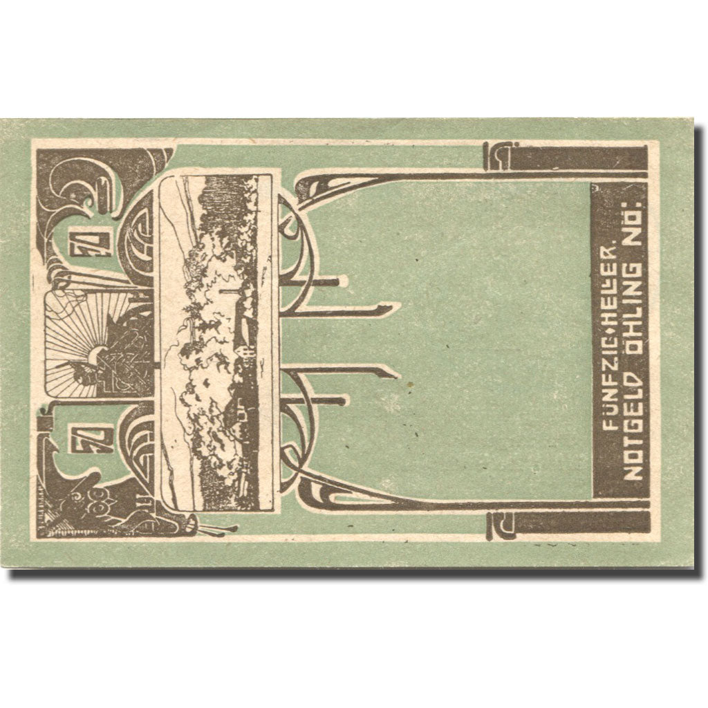 Banconote, Austria, Oehling, 50 Heller, village 1920-12-31, SPL Mehl:FS 707A