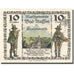 Biljet, Oostenrijk, Bad Aussee, 10 Heller, personnage 1920-12-31, SPL Mehl:FS 73