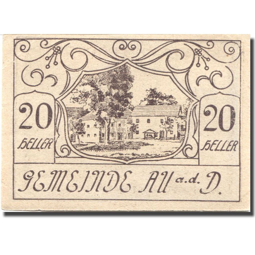 Banconote, Austria, Au a.d D, 20 Heller, ferme 1920-05-30, SPL Mehl:FS 64