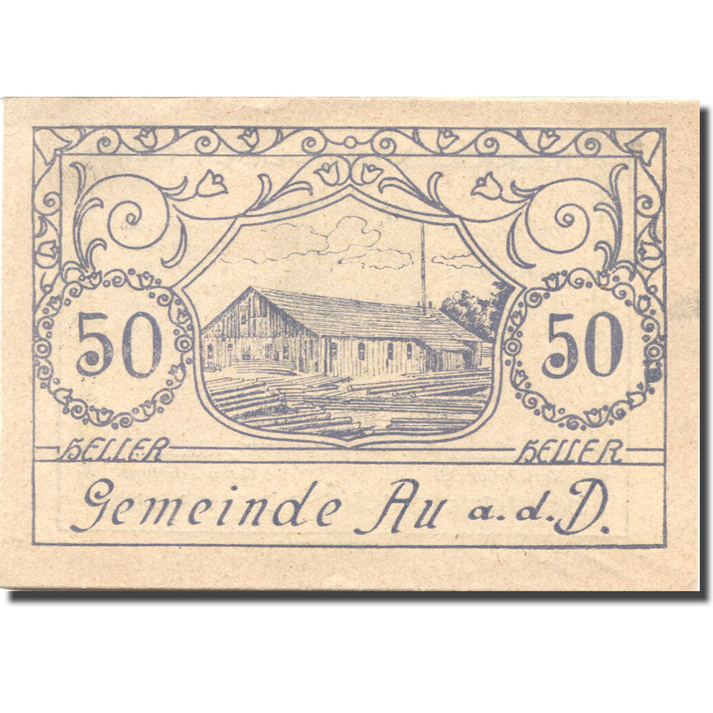 Banconote, Austria, Au a.d D, 50 Heller, scierie 1920-05-30, SPL Mehl:FS 64
