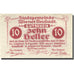 Banconote, Austria, Neustadt, 10 Heller, château, 1920, SPL Mehl:FS 1230b