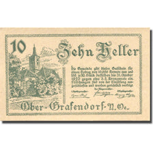 Geldschein, Österreich, Grafendorf, 10 Heller, Eglise, 1920 UNZ- Mehl:FS 682a