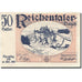Billet, Autriche, Reichental, 50 Heller, château, SPL, Mehl:FS 827Ia
