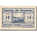 Banconote, Austria, Oberndorf Redlham & Schlatt, 10 Heller SPL Mehl:FS 688b