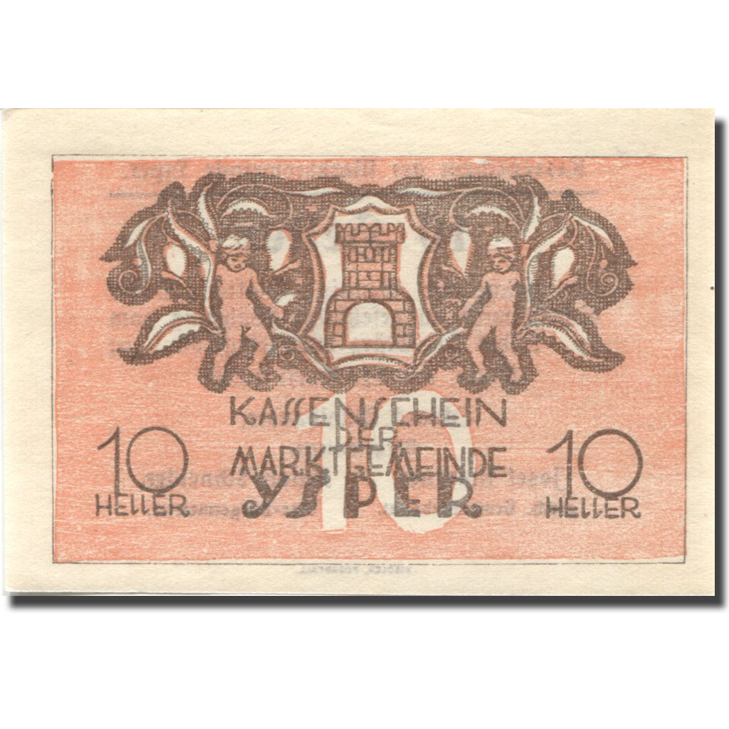 Billet, Autriche, Ysper, 10 Heller, château 1920-03-31, SPL Mehl:FS 1261a