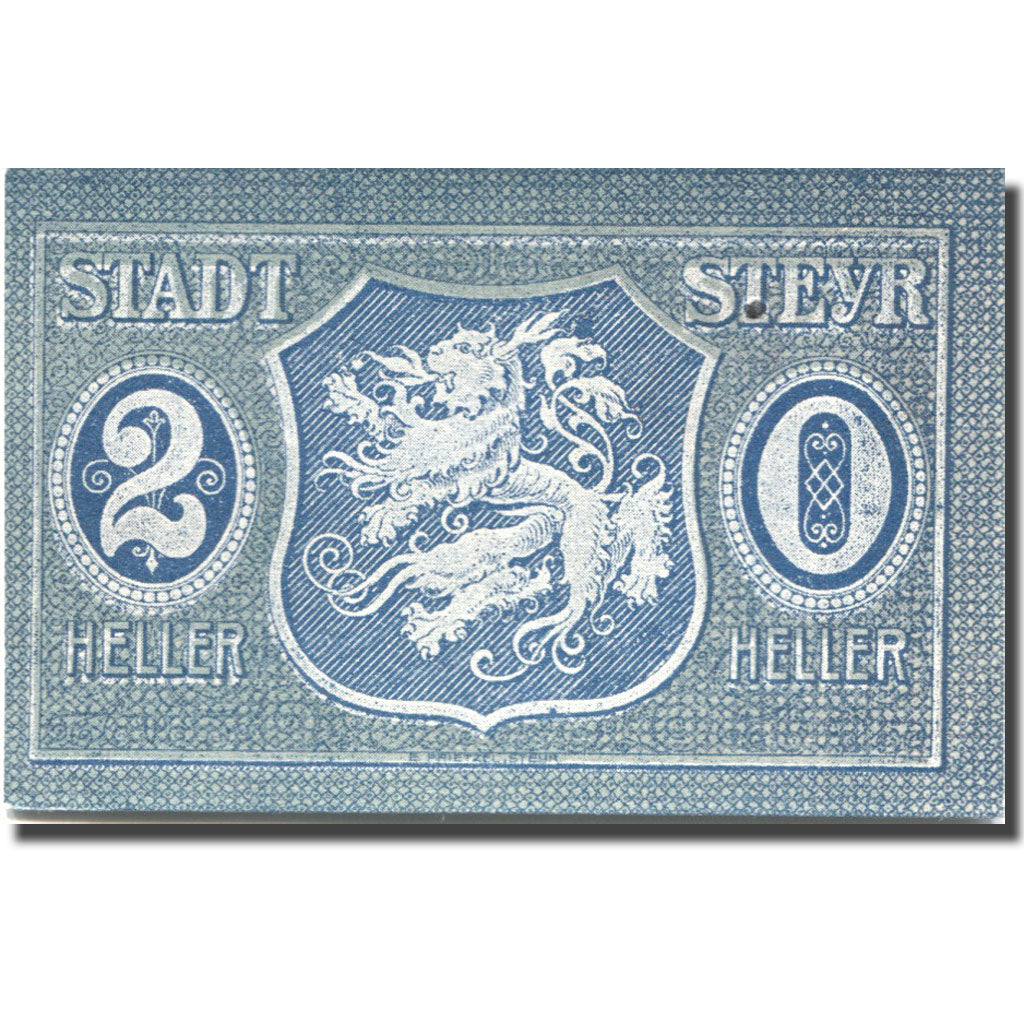Banconote, Austria, Steyr, 20 Heller, personnage 1921-03-31, SPL Mehl:FS 1034IIc