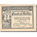 Geldschein, Österreich, Weitra, 50 Heller, château, 1920 UNZ- Mehl:FS 1166f