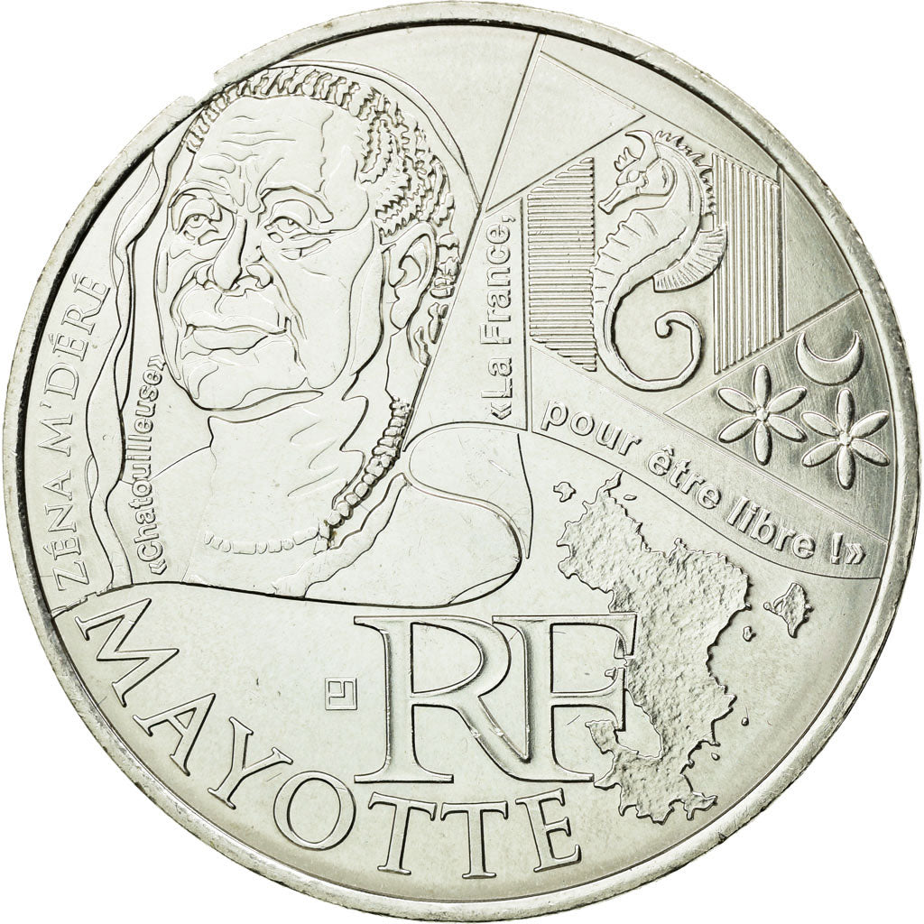 Munten, Frankrijk, 10 Euro, 2012, UNC-, Zilver, KM:1862