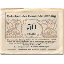 Banconote, Austria, Ottnang, 50 Heller, Mine 1920-12-31, BB+ Mehl:FS 718a