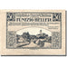 Banconote, Austria, Wartberg, 50 Heller, village, 1921 SPL, Mehl:FS 1141a