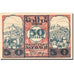 Biljet, Oostenrijk, Anzbach, 50 Heller, village 1920-09-15, SUP+Mehl:FS 48IAf