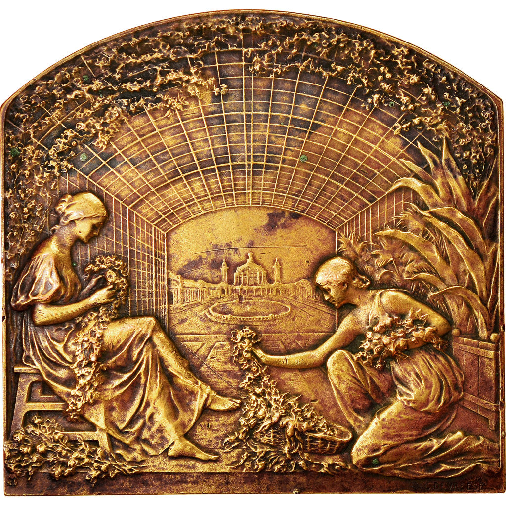 Belgia, Medal, Exposition Universelle de Gand, 1913, Devreese, AU(50-53), Bronze