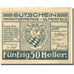 Banconote, Austria, Ulmerfeld, 50 Heller, château, 1920 SPL Mehl:FS 1089Ia