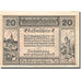 Banconote, Austria, Scheibbs, 20 Heller, Eglise 1920-12-31, SPL Mehl:FS 957IIb
