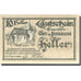 Nota, Áustria, Ort im Innkreis, 10 Heller, Eglise, 1920 UNC(63) Mehl:FS 711a