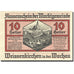 Banknot, Austria, Weissenkirchen, 10 Heller, village, 1920, 1920-11-30, UNC(63)