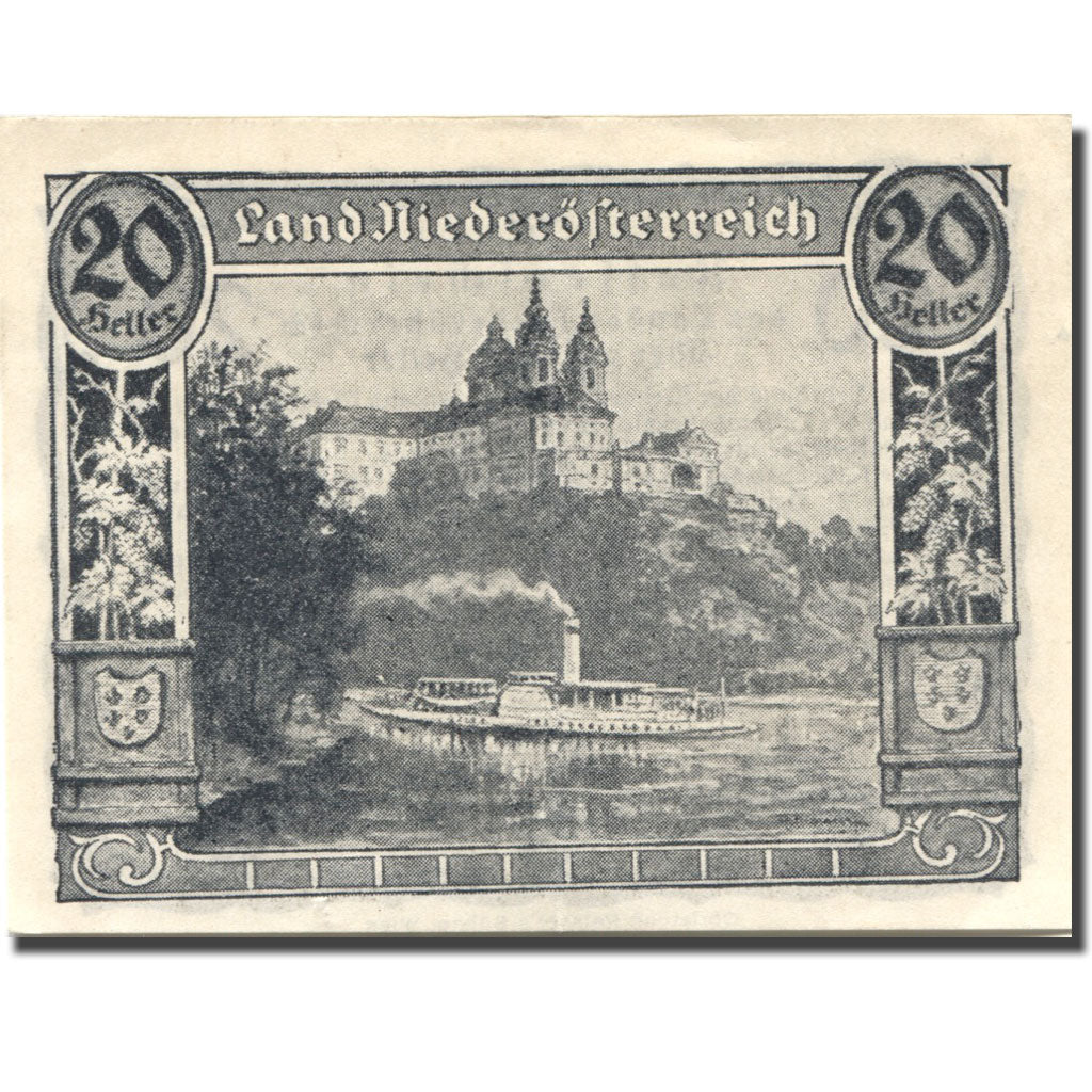Billet, Autriche, Wien, 20 Heller, château, 1920, 1920-12-31, SUP, Mehl:FS 671I